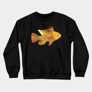 Colorful Gold Fish Crewneck Sweatshirt